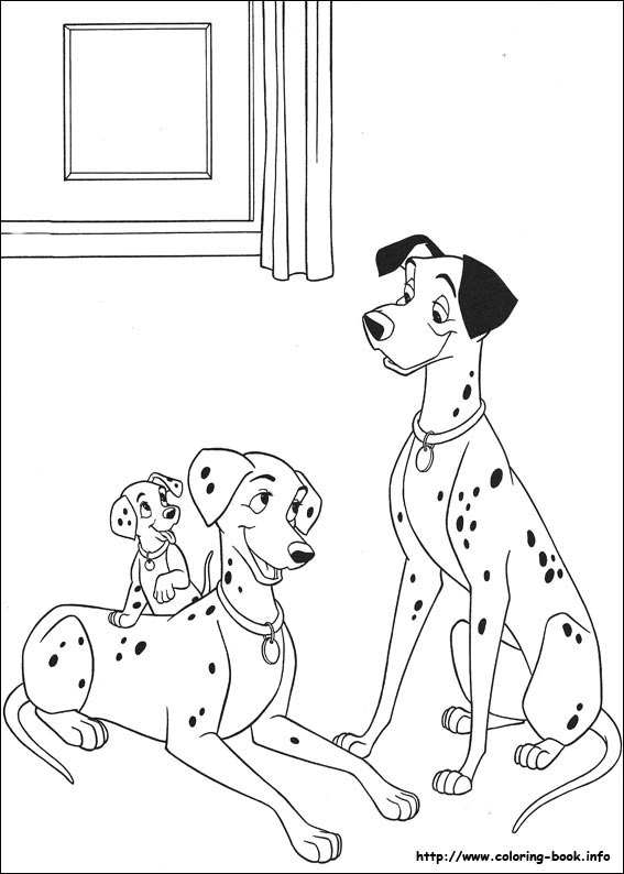 Dibujo para colorear: 101 Dalmatians (Películas de animación) #129350 - Dibujos para Colorear e Imprimir Gratis