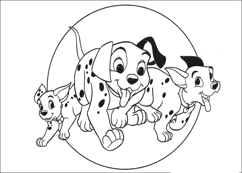 Dibujo para colorear: 101 Dalmatians (Películas de animación) #129362 - Dibujos para Colorear e Imprimir Gratis
