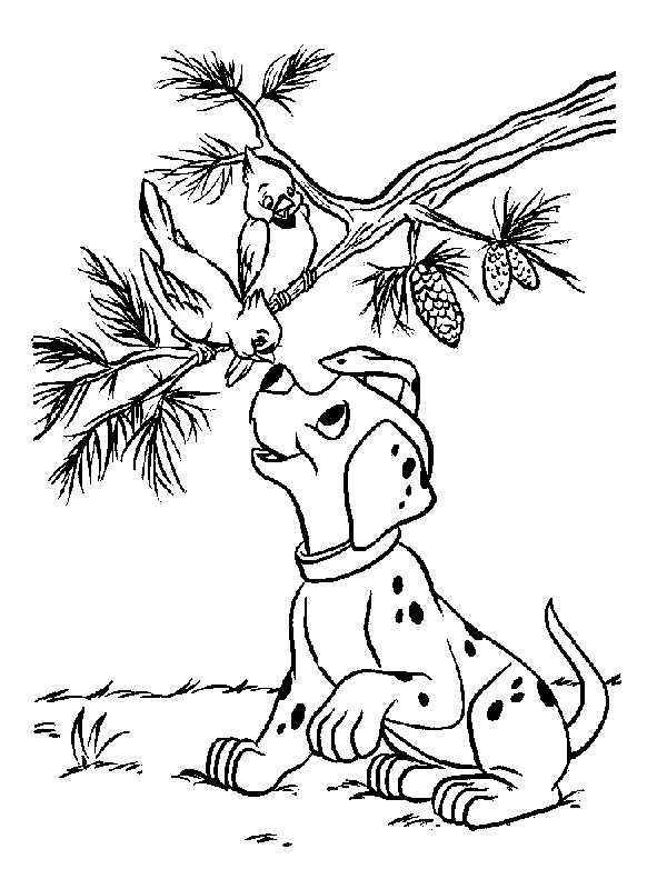 Dibujo para colorear: 101 Dalmatians (Películas de animación) #129400 - Dibujos para Colorear e Imprimir Gratis
