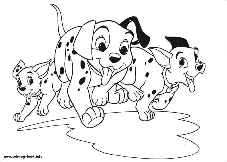 Dibujo para colorear: 101 Dalmatians (Películas de animación) #129410 - Dibujos para Colorear e Imprimir Gratis