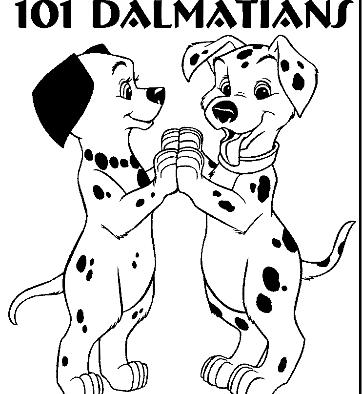 Dibujo para colorear: 101 Dalmatians (Películas de animación) #129415 - Dibujos para Colorear e Imprimir Gratis