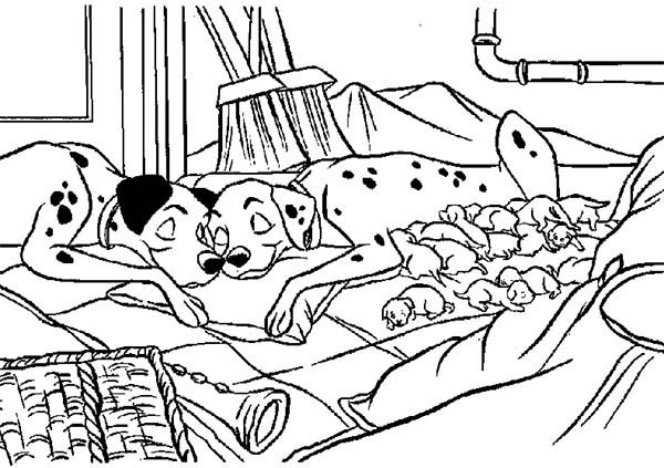 Dibujo para colorear: 101 Dalmatians (Películas de animación) #129417 - Dibujos para Colorear e Imprimir Gratis