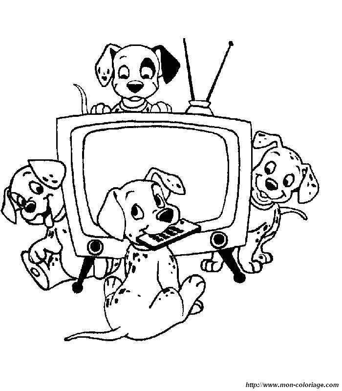 Dibujo para colorear: 101 Dalmatians (Películas de animación) #129419 - Dibujos para Colorear e Imprimir Gratis