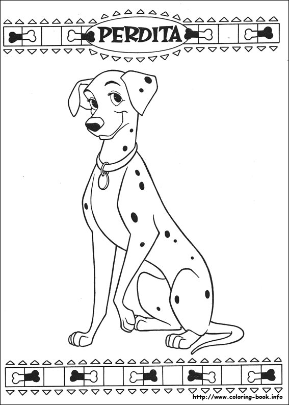 Dibujo para colorear: 101 Dalmatians (Películas de animación) #129428 - Dibujos para Colorear e Imprimir Gratis