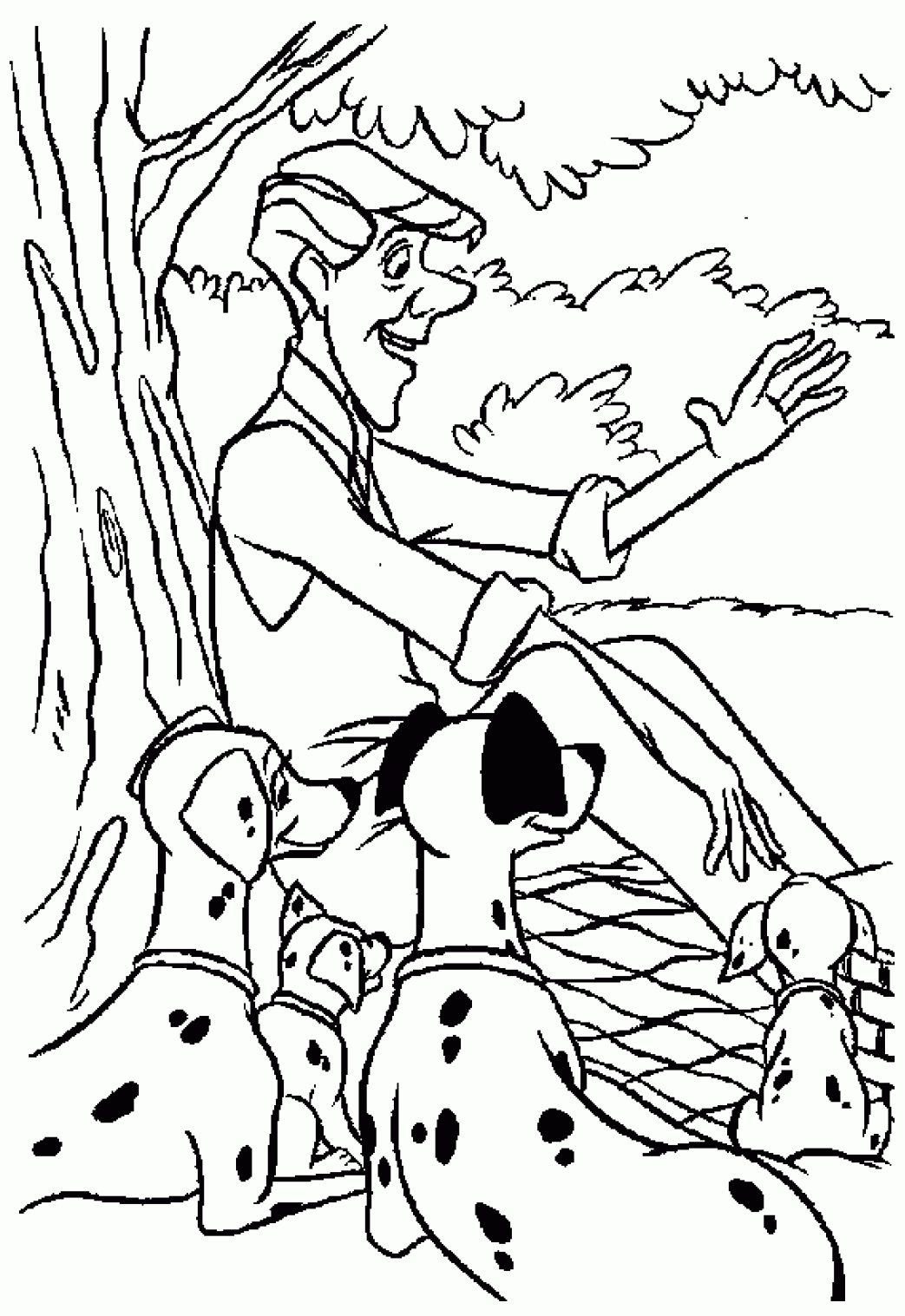 Dibujo para colorear: 101 Dalmatians (Películas de animación) #129430 - Dibujos para Colorear e Imprimir Gratis