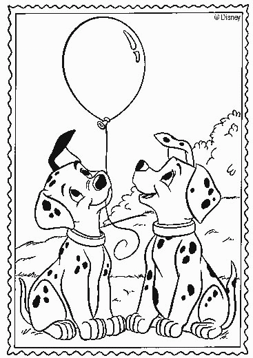 Dibujo para colorear: 101 Dalmatians (Películas de animación) #129432 - Dibujos para Colorear e Imprimir Gratis