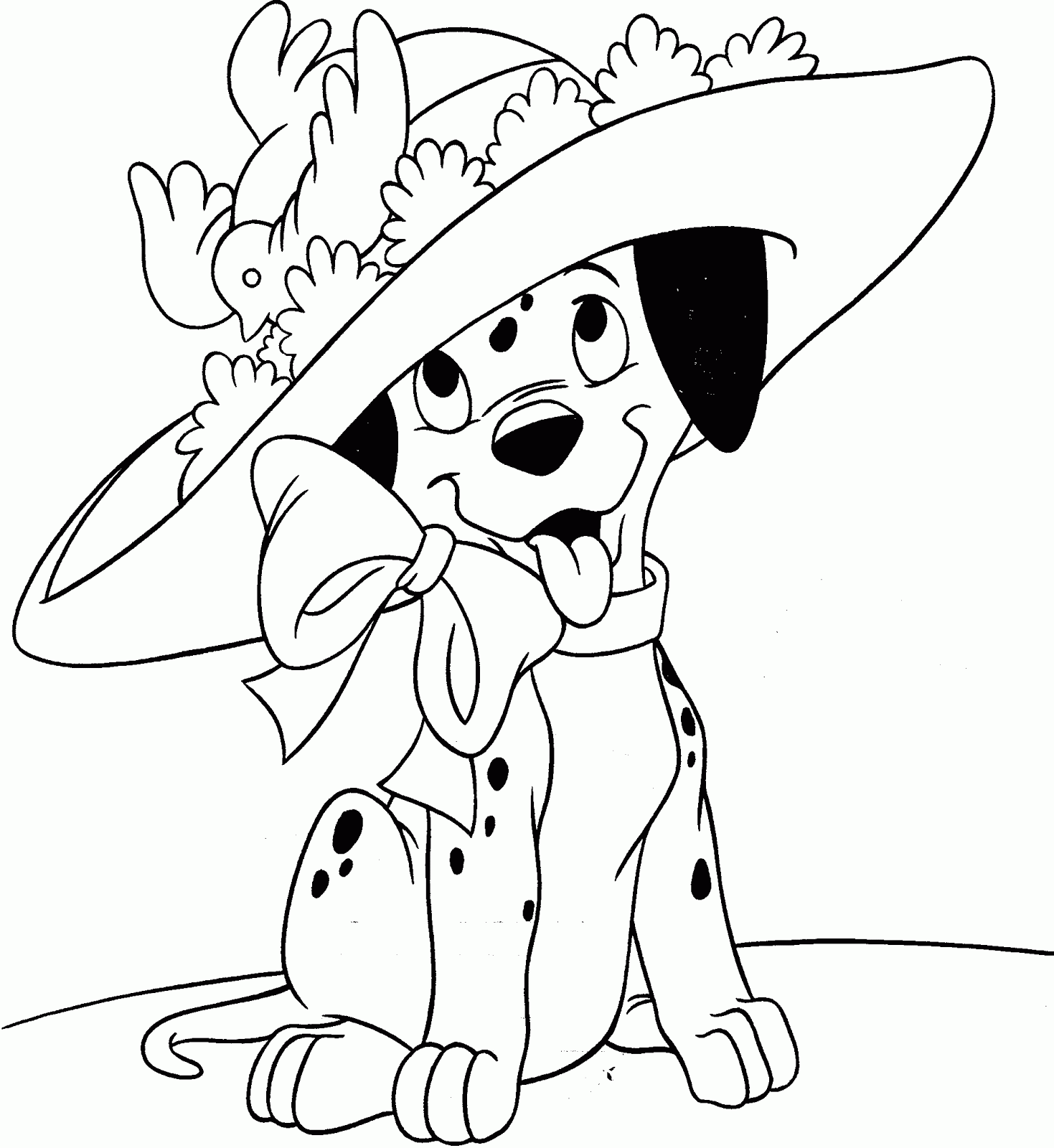 Dibujo para colorear: 101 Dalmatians (Películas de animación) #129449 - Dibujos para Colorear e Imprimir Gratis