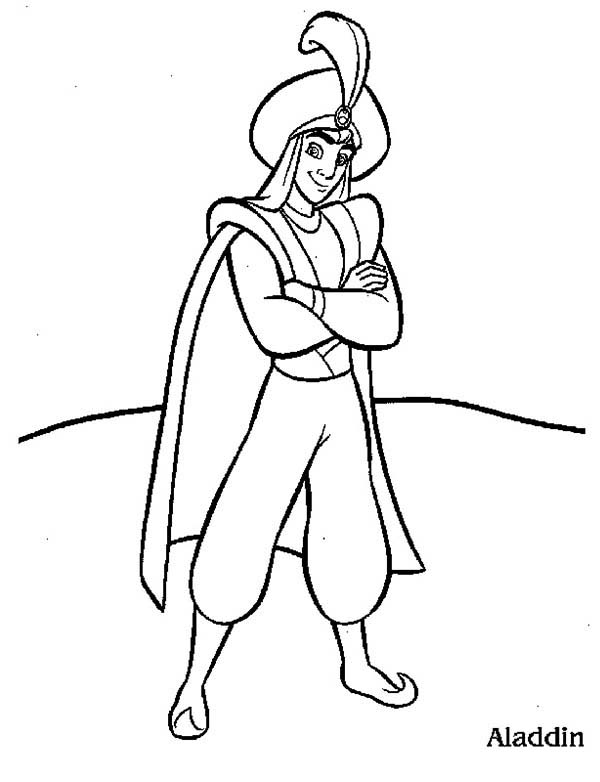 Dibujo para colorear: Aladdin (Películas de animación) #127682 - Dibujos para Colorear e Imprimir Gratis