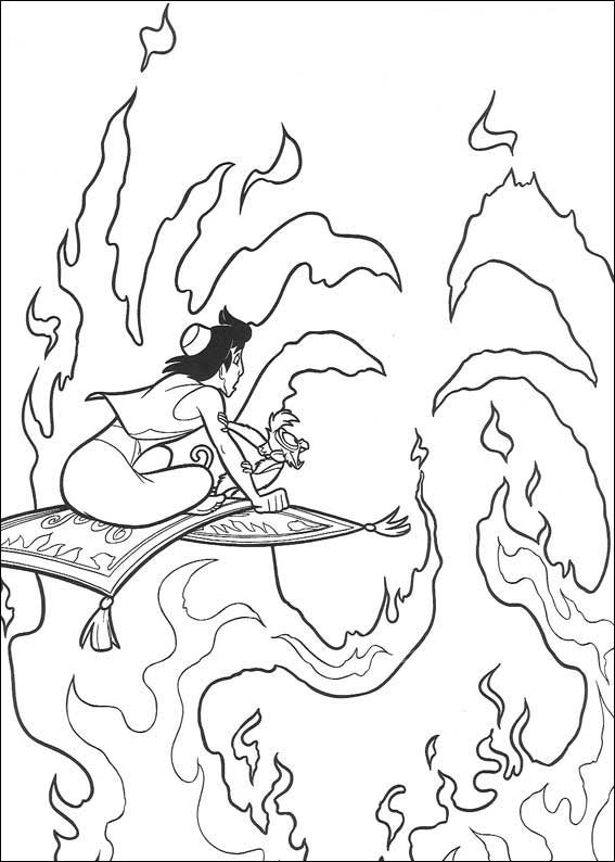 Dibujo para colorear: Aladdin (Películas de animación) #127757 - Dibujos para Colorear e Imprimir Gratis