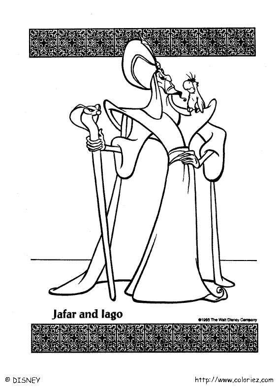 Dibujo para colorear: Aladdin (Películas de animación) #127778 - Dibujos para Colorear e Imprimir Gratis