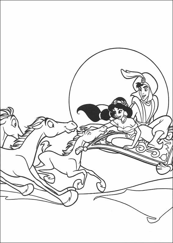 Dibujo para colorear: Aladdin (Películas de animación) #127832 - Dibujos para Colorear e Imprimir Gratis