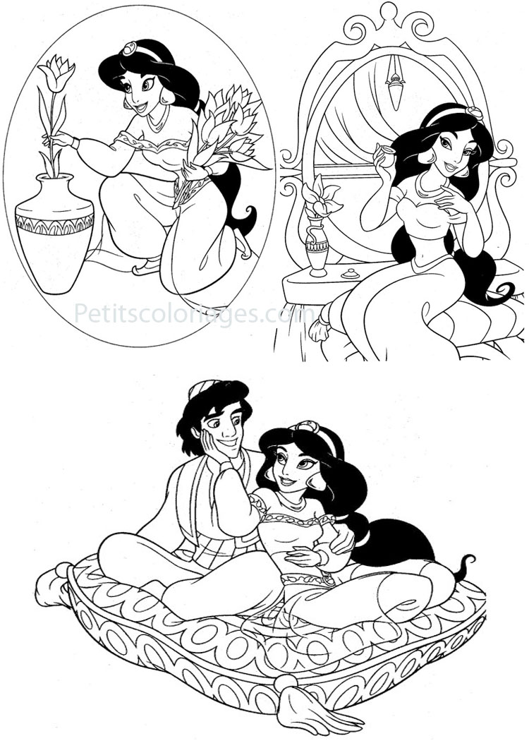 Dibujo para colorear: Aladdin (Películas de animación) #127833 - Dibujos para Colorear e Imprimir Gratis