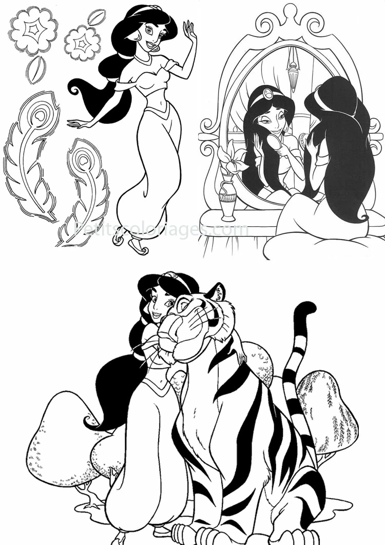 Dibujo gratuito Aladino #127650 de la coleccion Películas de Animación para imprimir