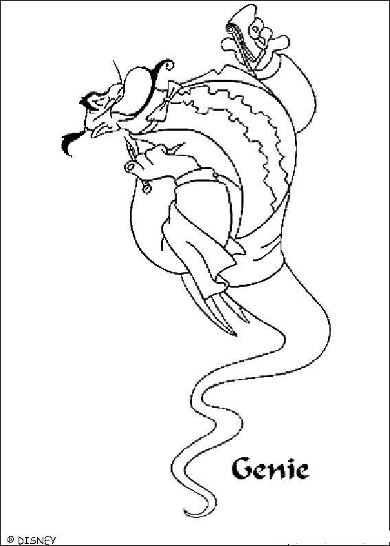 Dibujo gratuito Aladino #127666 de la coleccion Películas de Animación para imprimir