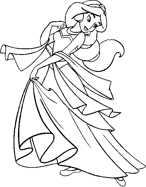 Dibujo gratuito Aladino #127870 de la coleccion Películas de Animación para imprimir