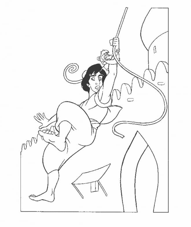 Dibujo gratuito Aladino #189252 de la coleccion Películas de Animación para imprimir