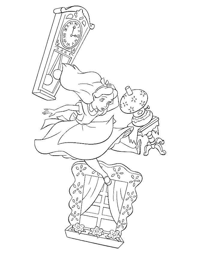 Dibujo para colorear: Alice in Wonderland (Películas de animación) #127999 - Dibujos para Colorear e Imprimir Gratis