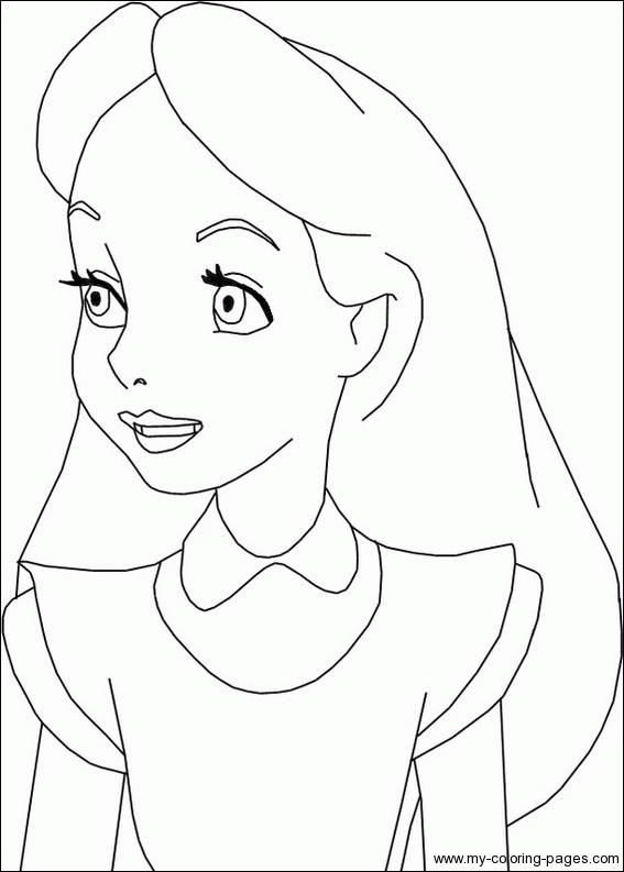 Dibujo para colorear: Alice in Wonderland (Películas de animación) #128028 - Dibujos para Colorear e Imprimir Gratis