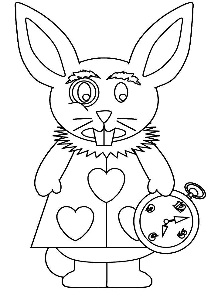 Dibujo gratuito Alicia en el País de las Maravillas #128014 de la coleccion Películas de Animación para imprimir