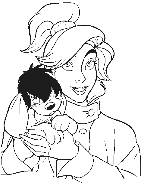 Dibujo para colorear: Anastasia (Películas de animación) #32773 - Dibujos para Colorear e Imprimir Gratis