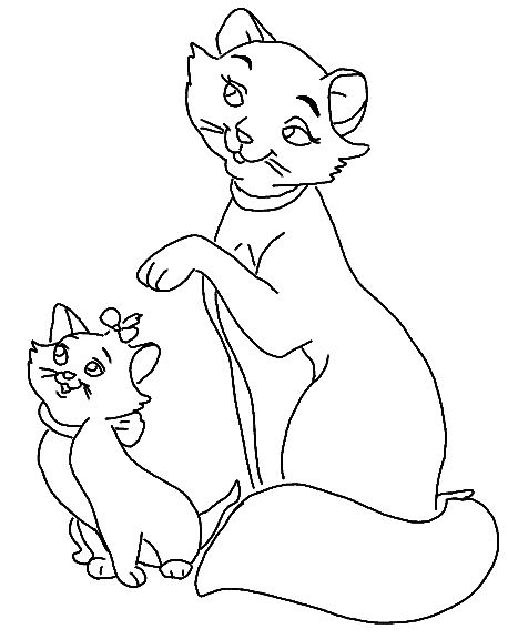 Dibujo para colorear: Aristocats (Películas de animación) #26879 - Dibujos para Colorear e Imprimir Gratis