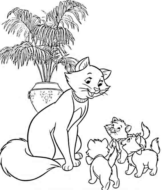 Dibujo para colorear: Aristocats (Películas de animación) #26894 - Dibujos para Colorear e Imprimir Gratis