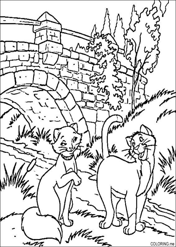 Dibujo para colorear: Aristocats (Películas de animación) #26966 - Dibujos para Colorear e Imprimir Gratis