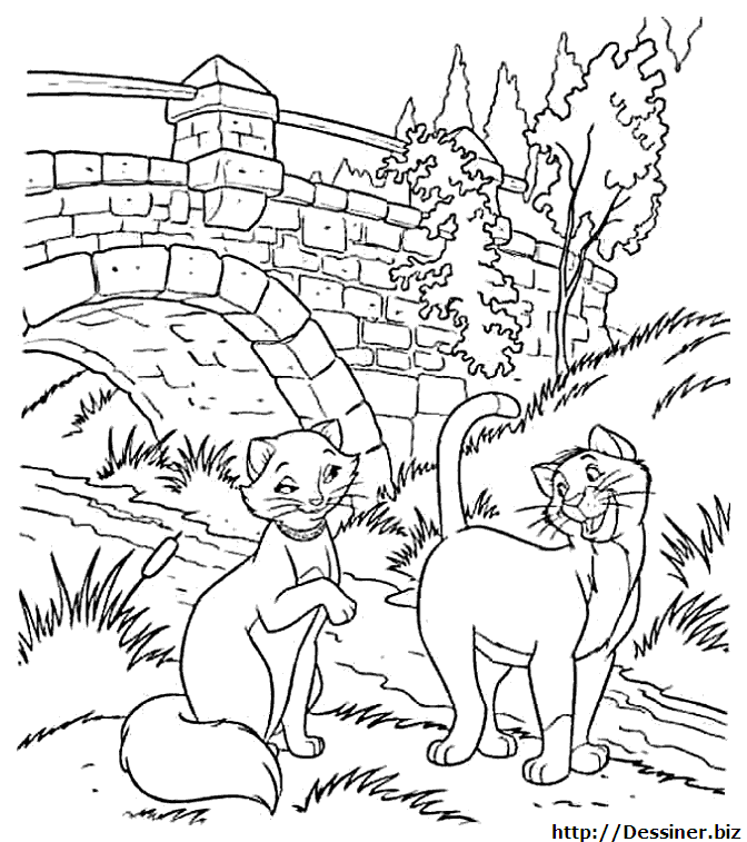 Dibujo para colorear: Aristocats (Películas de animación) #27014 - Dibujos para Colorear e Imprimir Gratis