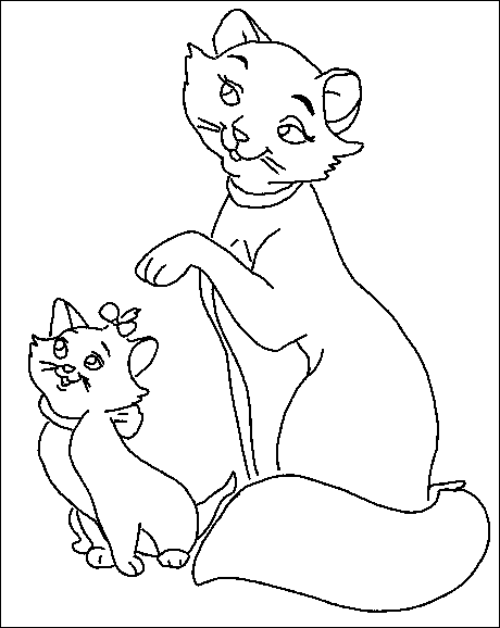 Dibujo para colorear: Aristocats (Películas de animación) #27020 - Dibujos para Colorear e Imprimir Gratis