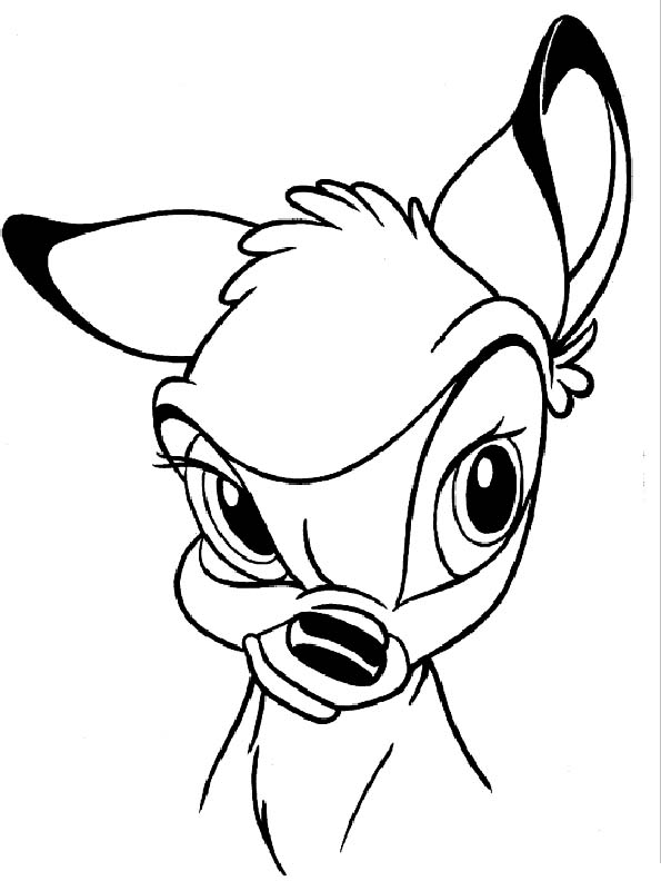 Dibujo para colorear: Bambi (Películas de animación) #128561 - Dibujos para Colorear e Imprimir Gratis