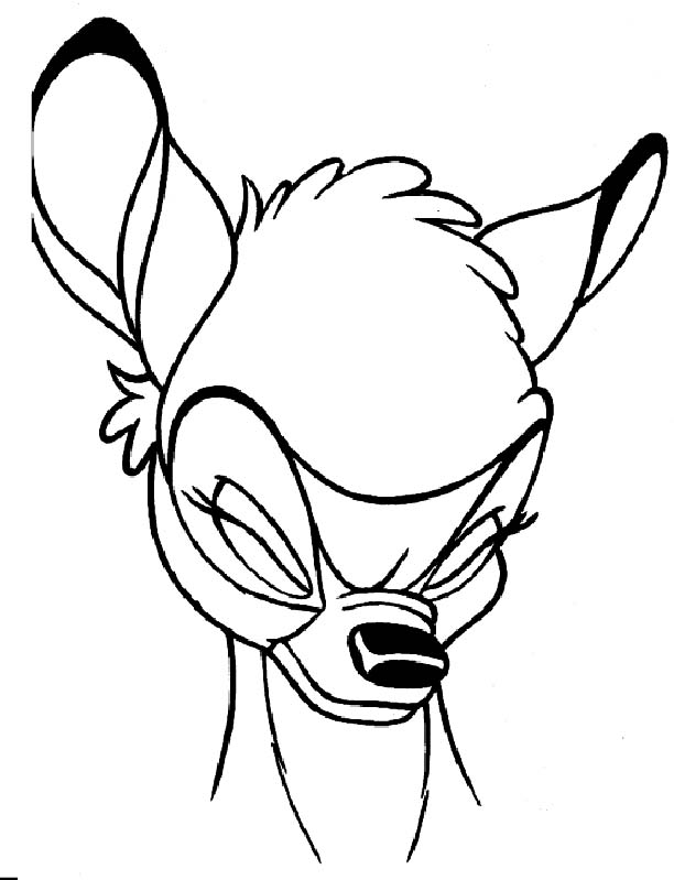 Dibujo para colorear: Bambi (Películas de animación) #128585 - Dibujos para Colorear e Imprimir Gratis