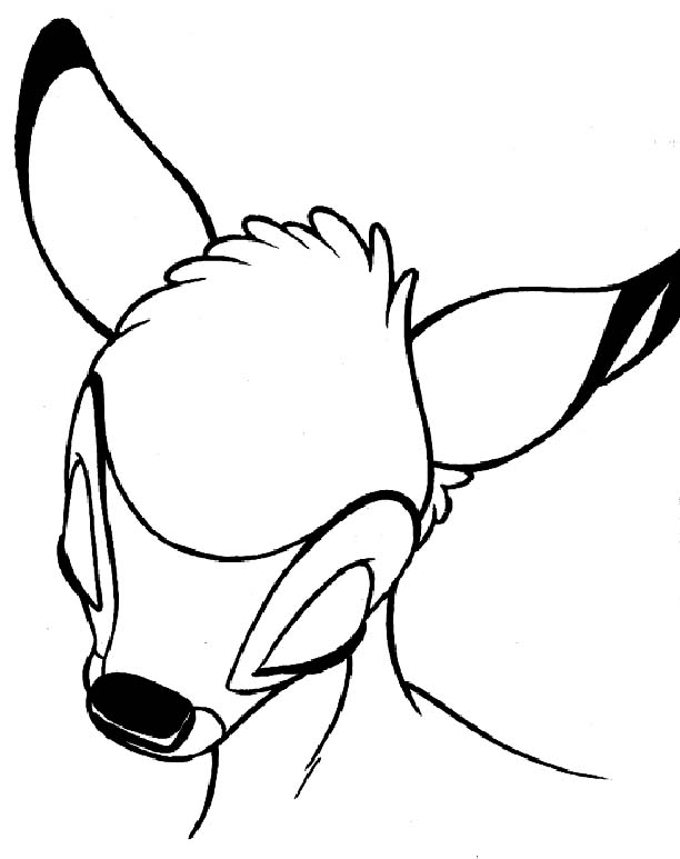 Dibujo para colorear: Bambi (Películas de animación) #128639 - Dibujos para Colorear e Imprimir Gratis