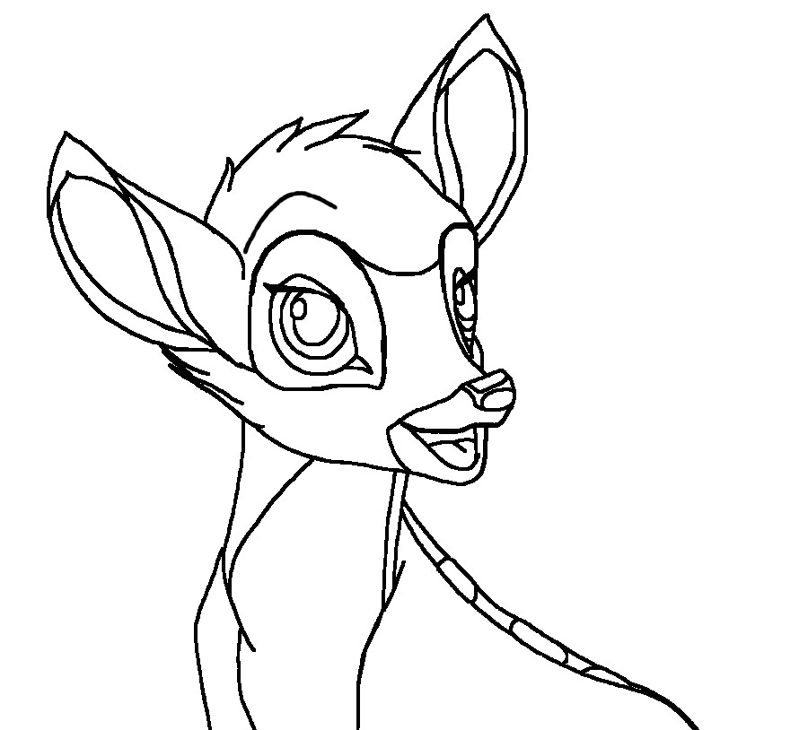 Dibujo para colorear: Bambi (Películas de animación) #128662 - Dibujos para Colorear e Imprimir Gratis