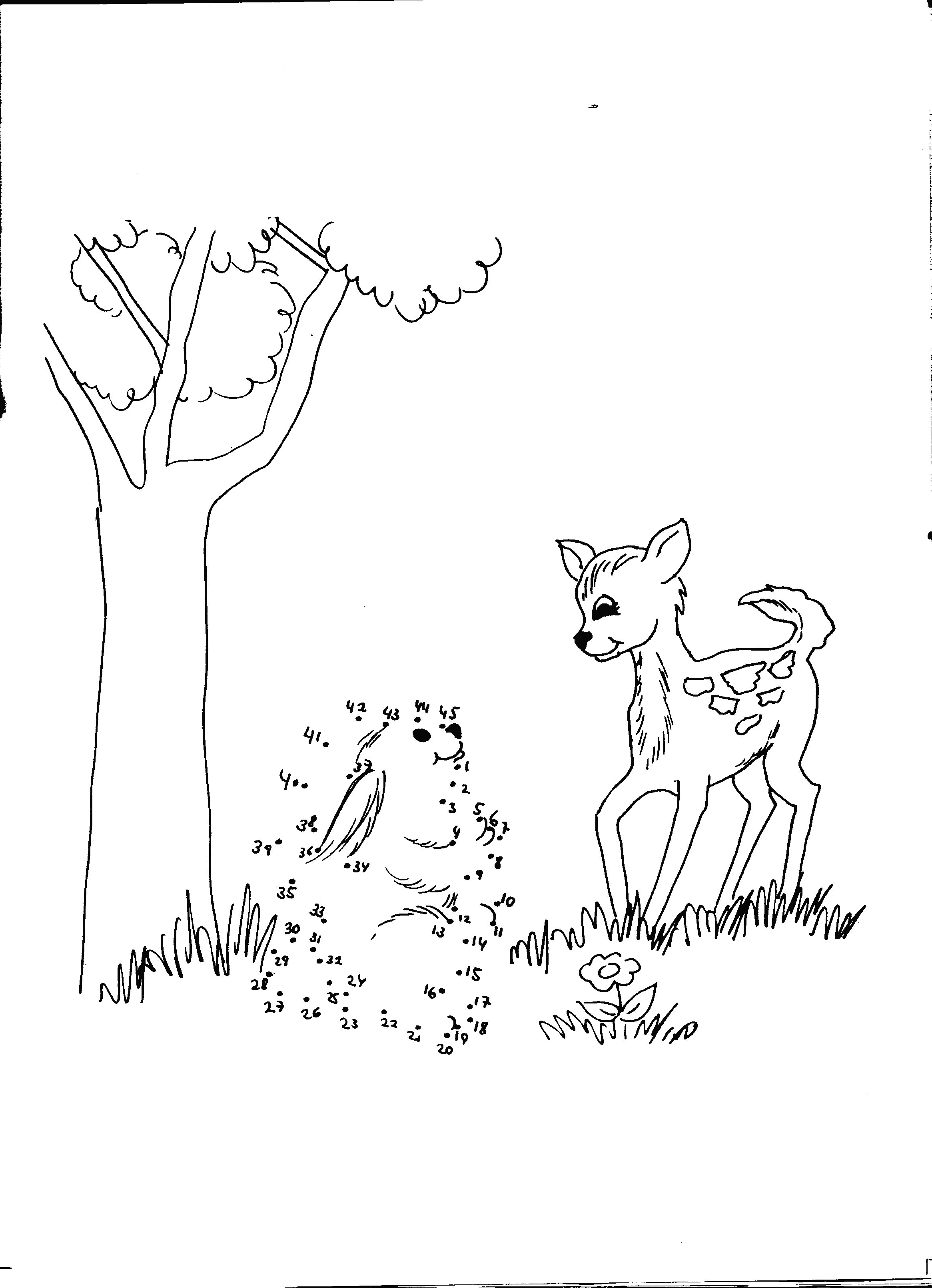 Dibujo para colorear: Bambi (Películas de animación) #128679 - Dibujos para Colorear e Imprimir Gratis