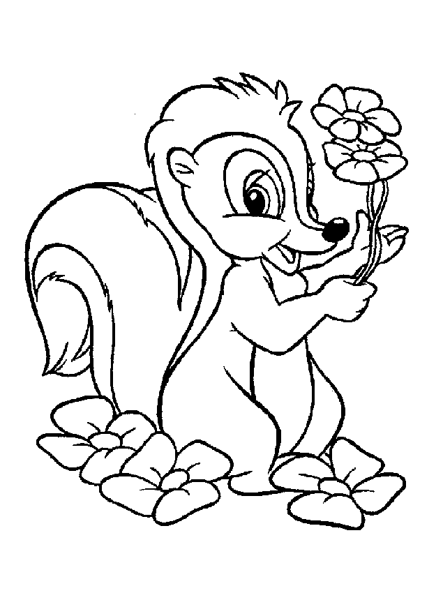 Dibujo para colorear: Bambi (Películas de animación) #128770 - Dibujos para Colorear e Imprimir Gratis