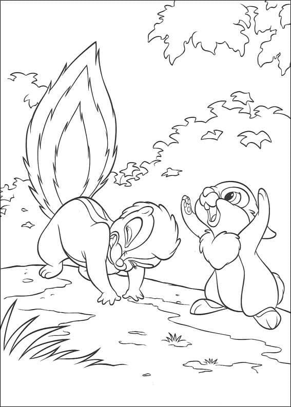 Dibujo gratuito Bambi #184665 de la coleccion Películas de Animación para imprimir