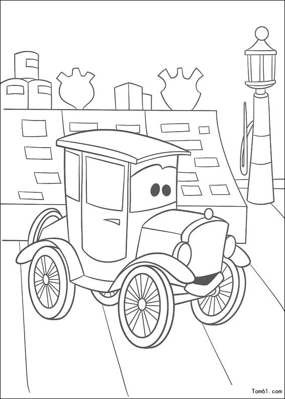 Dibujo para colorear: Cars (Películas de animación) #132565 - Dibujos para Colorear e Imprimir Gratis