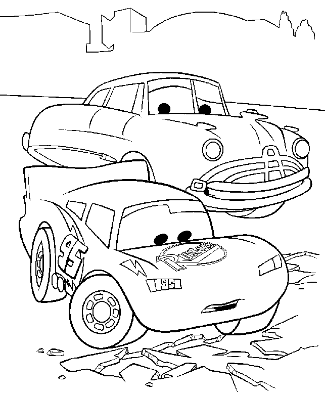Dibujos de Cars #132574 (Películas de animación) para colorear – Páginas  imprimibles gratis