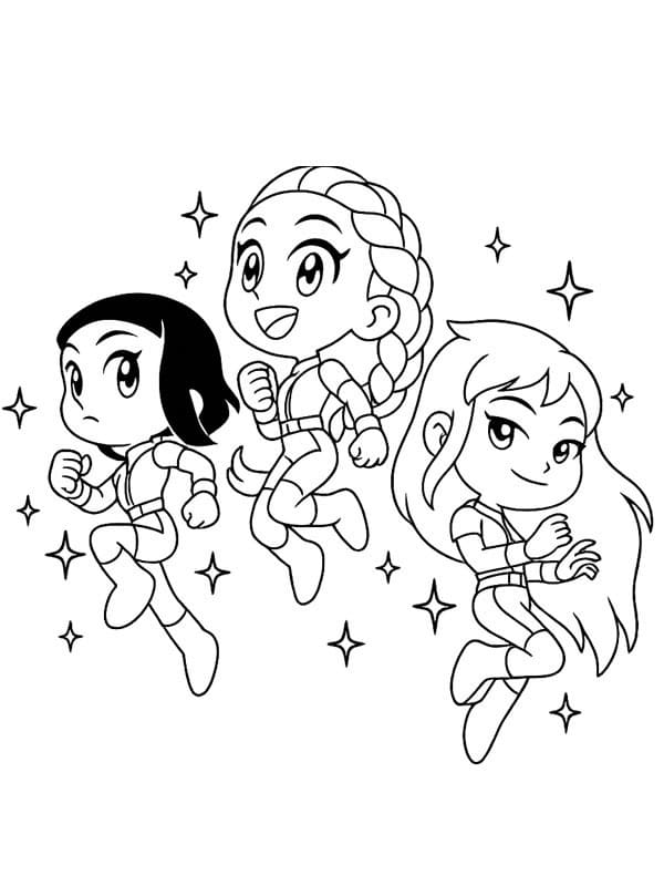 Dibujo gratuito Cazadores de Demonios de KPop #221155 de la coleccion Películas de Animación para imprimir