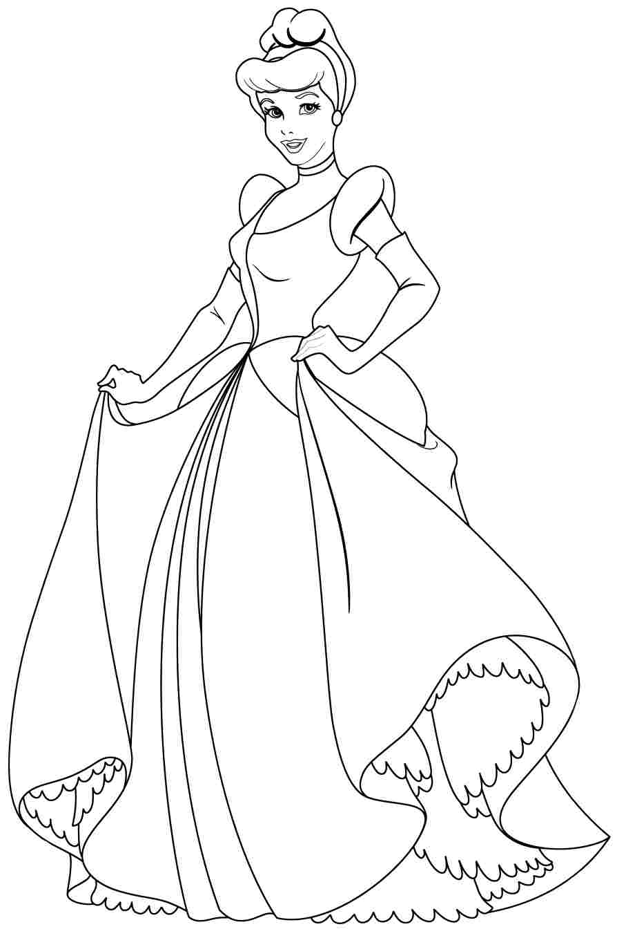 Dibujo gratuito Cenicienta #129529 de la coleccion Películas de Animación para imprimir