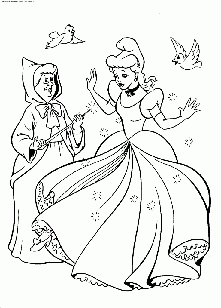 Dibujo gratuito Cenicienta #129536 de la coleccion Películas de Animación para imprimir Dibujo gratuito Cenicienta #129536 de la coleccion Películas de Animación para imprimir