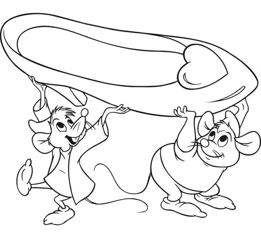 Dibujo gratuito Cenicienta #178046 de la coleccion Películas de Animación para imprimir