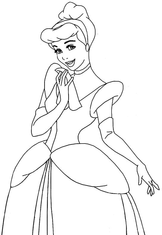 Dibujo gratuito Cenicienta #178053 de la coleccion Películas de Animación para imprimir
