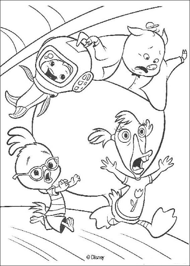 Dibujo para colorear: Chicken Little (Películas de animación) #72656 - Dibujos para Colorear e Imprimir Gratis