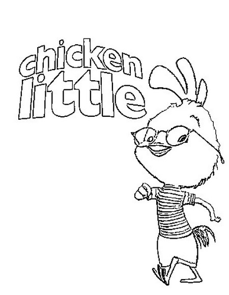 Dibujo para colorear: Chicken Little (Películas de animación) #72688 - Dibujos para Colorear e Imprimir Gratis