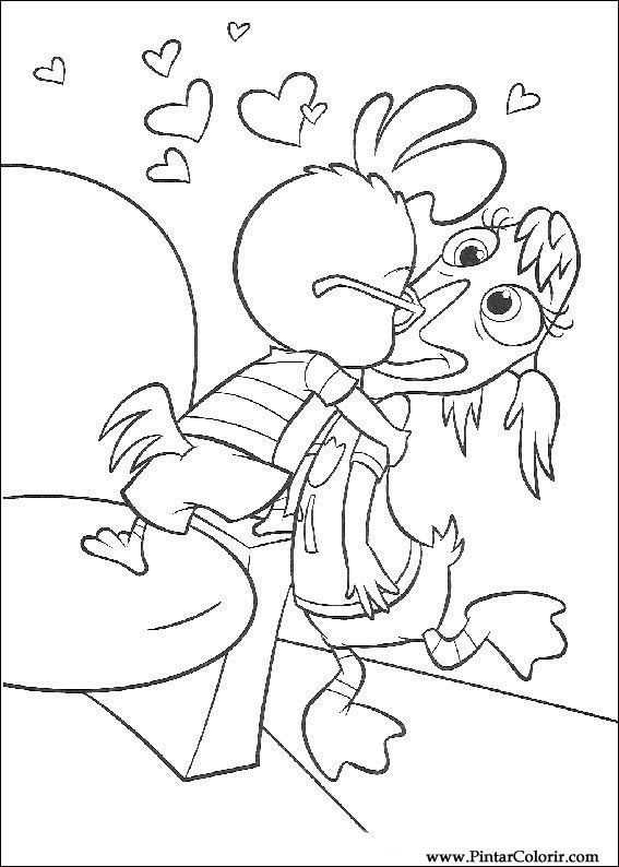 Dibujo para colorear: Chicken Little (Películas de animación) #72693 - Dibujos para Colorear e Imprimir Gratis