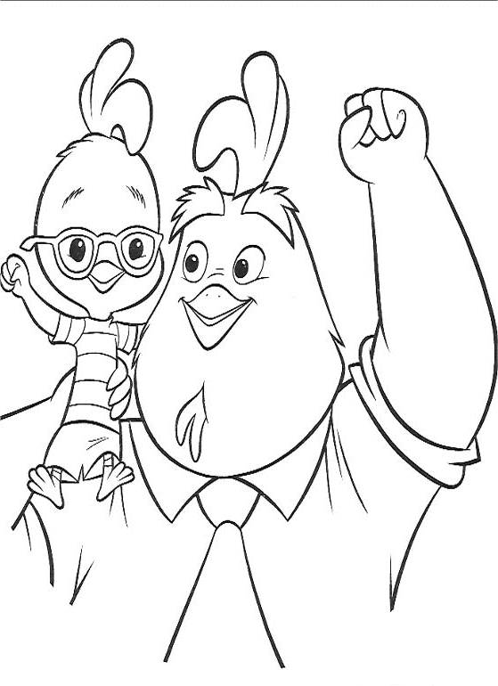 Dibujo para colorear: Chicken Little (Películas de animación) #72704 - Dibujos para Colorear e Imprimir Gratis