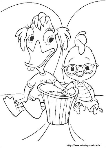 Dibujo para colorear: Chicken Little (Películas de animación) #72734 - Dibujos para Colorear e Imprimir Gratis