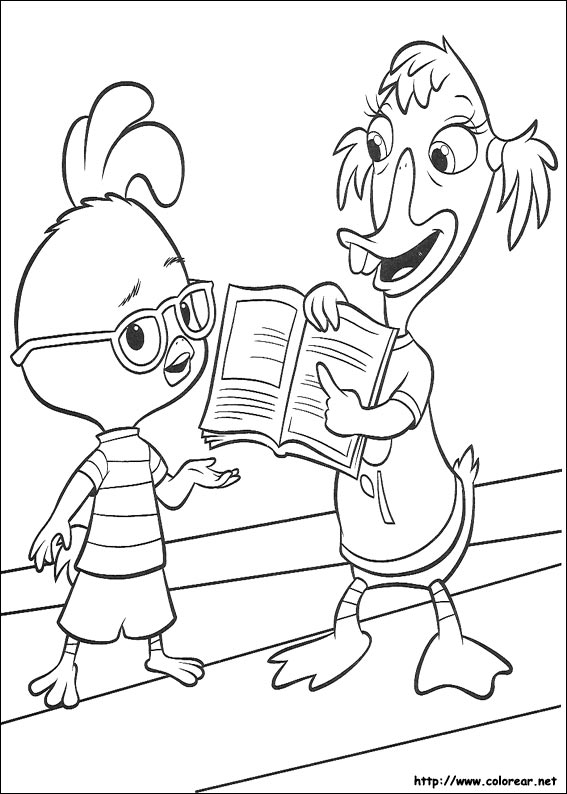 Dibujo para colorear: Chicken Little (Películas de animación) #72767 - Dibujos para Colorear e Imprimir Gratis