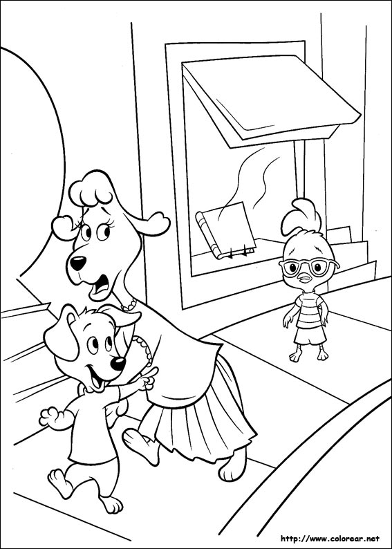 Dibujo para colorear: Chicken Little (Películas de animación) #72773 - Dibujos para Colorear e Imprimir Gratis